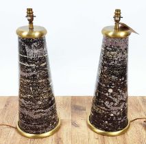 JULIAN CHICHESTER CAPRI TABLE LAMPS, a pair, 63cm H approx. (2)