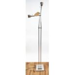 PAOLO MOSCHINO VALERIO DOUBLE ARM FLOOR LAMP, 152cm H at tallest.