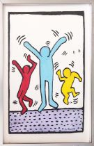 ATTRIBUTED TO KEITH HARING (1958-1990), Untitled No. 7', watercolour on paper, signed K Haring, 31.