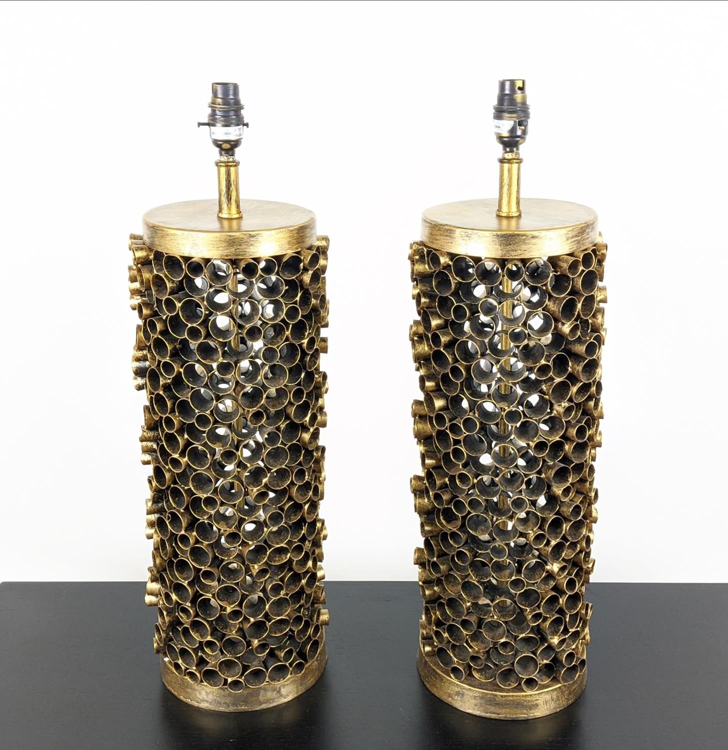 JULIAN CHICHESTER PORT MERION TABLE LAMPS, a pair, 59cm H. (2) - Image 3 of 14