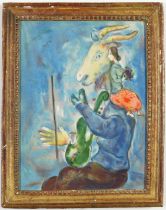 MARC CHAGALL, Spring, original lithograph in colours, 1938, printed by Mourlot, vintage French