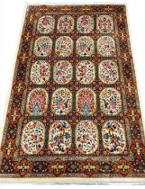 FINE QUM DESIGN RUG, 225cm x 146cm.