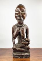 PEMBA YOMBE MATERNITY FIGURE (Congo), 62cm H.