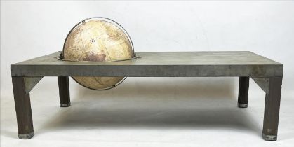 ANDREW MARTIN GLOBE LOW TABLE, industrial design, 140cm x 75cm.