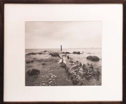 PETER CATTRELL, 'Coast of Irvine, Scotland', 26cm x 33cm, signed and titled verso, framed.