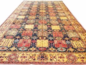 FINE PERSIAN GARDEN DESIGN CARPET, 550cm x 245cm.