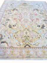 VINTAGE SOUMAK POLONAISE DESIGN CARPET, 280cm x 230cm.