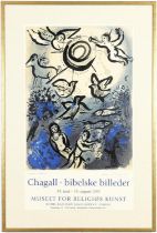 MARC CHAGALL, Creation – the poster, signed in the plate, 88 x 58 cm.