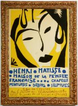 HENRI MATISSE, Maison de la Pensee, rare lithographic poster, 1950, 76 x 52 cm. (Subject to ARR -