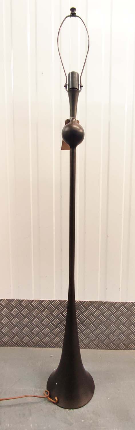 VISUAL COMFORT & CO DOVER FLOOR LAMP, aged iron, 163cm H.