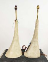 JULIAN CHICHESTER PAD TABLE LAMPS, a pair, 61cm H approx. (2)