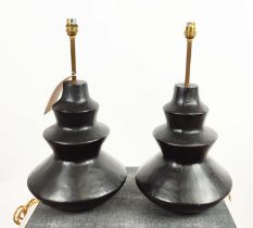 JULIAN CHICHESTER CIRCUS TABLE LAMPS, a pair, faux bronze finish, 52cm H approx. (2)