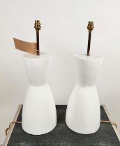 JULIAN CHICHESTER ALPHA TABLE LAMPS, a pair, 56cm H. (2)