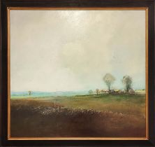 ANTHONY KIRKHAAR, 'Landscape', oil on canvas, 100cm x 105cm, signed, framed.