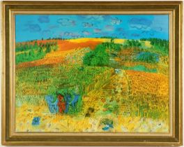 AFTER RAOUL DUFY, Quadrichrome, Harvest, 60cm x 80 cm.