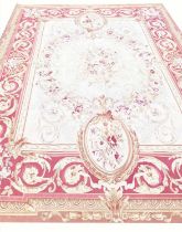 VINTAGE AUBUSSON CARPET, 310cm x 240cm.