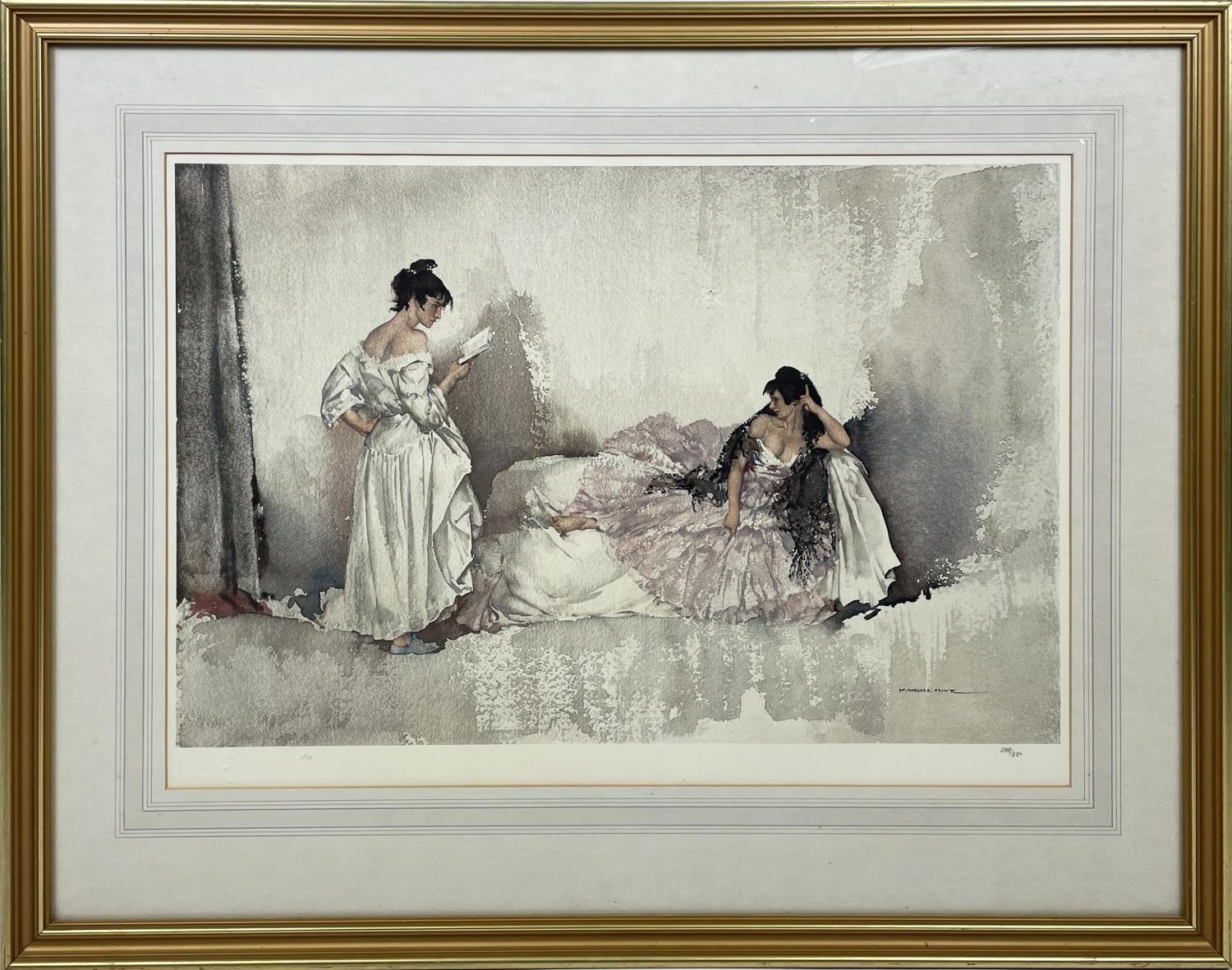 SIR WILLIAM RUSSELL FLINT RA (SCOTTISH 1880-1969) PRINTS, two 'Three Dancers', signed by the