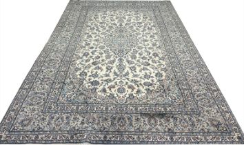 FINE PERSIAN ISPHAHAN DESIGN CARPET, 350cm x 243cm.