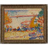 ANDRE DERAIN, La porte de coullioure, signed in the plate, lithograph printed by Mourlot, French