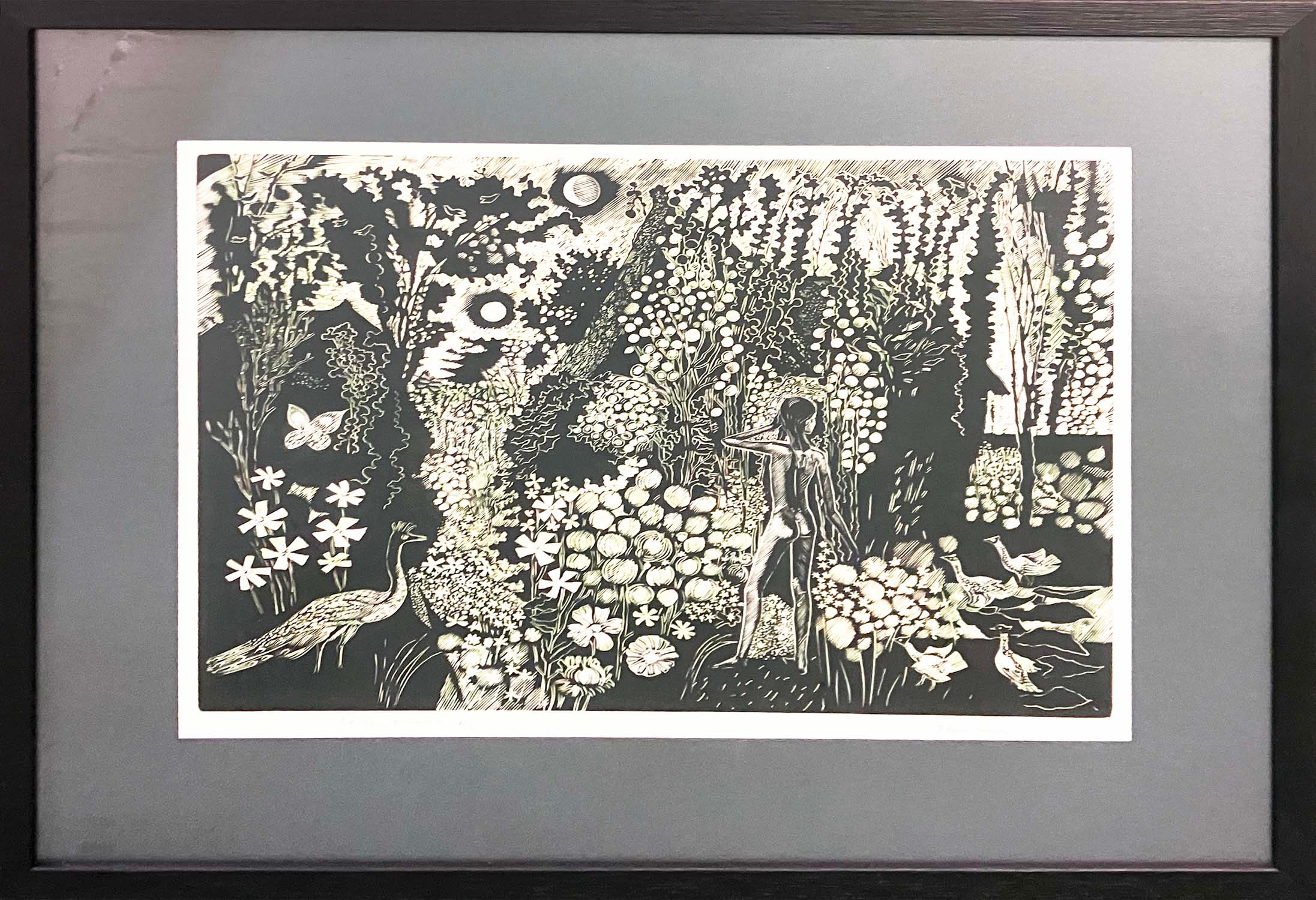 JOHN “SCORROR” O'CONNOR RWS ARCA (1913-2004) 'The Young wood” engraving, signed, titled and numbered