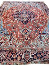 FINE PART SILK NAIN CARPET, 304cm x 209cm.