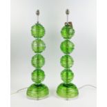 WILLIAM YEOWARD ELFREDA TABLE LAMPS, a pair, 75cm H. (2)