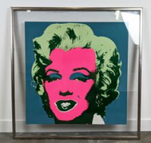 SUNDAY B MORNING, 'Marilyn', screenprint, 91cm x 91cm, framed.