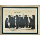 LS LOWRY (British 1887-1976), 'Shapes and Sizes', lithograph, signed and dated 1967, numbered 51/75,