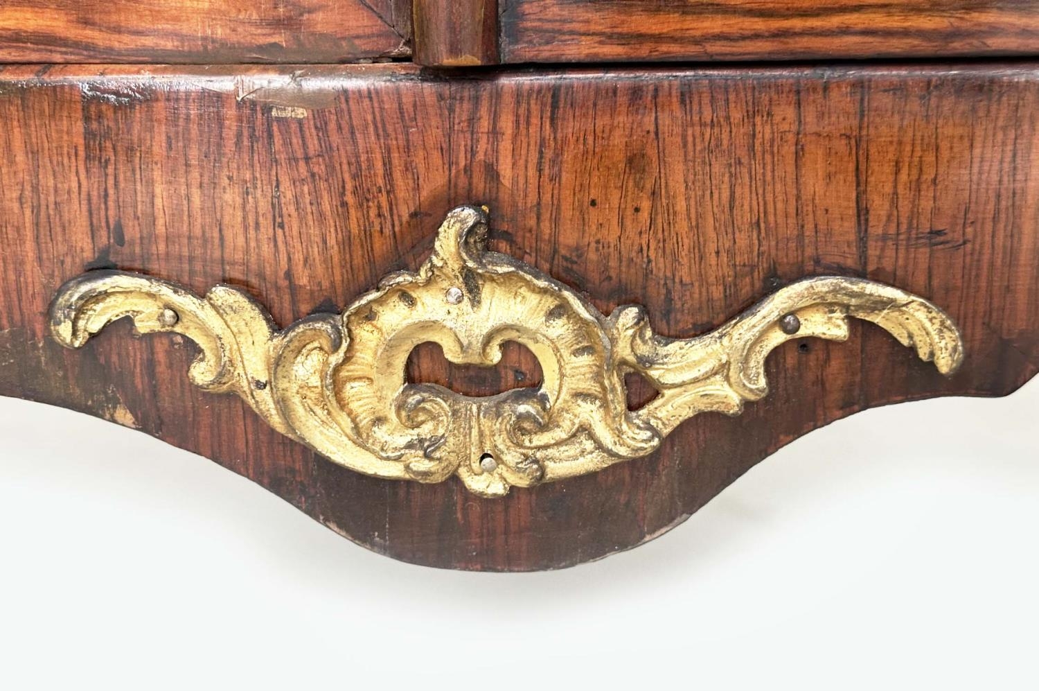 DUTCH SIDE CABINET, early 19th century Kingwood and gilt metal of slight serpentine outline with - Image 3 of 12