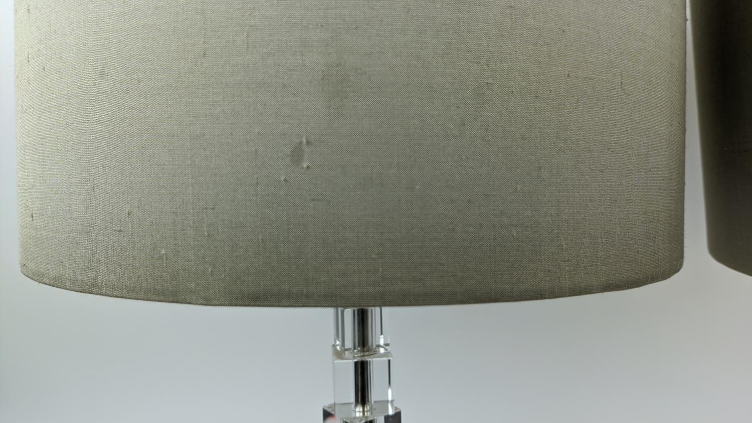 PORTA ROMANA TABLE LAMPS, a pair, with Porta Romana shades, 66cm H. (2) - Image 5 of 8