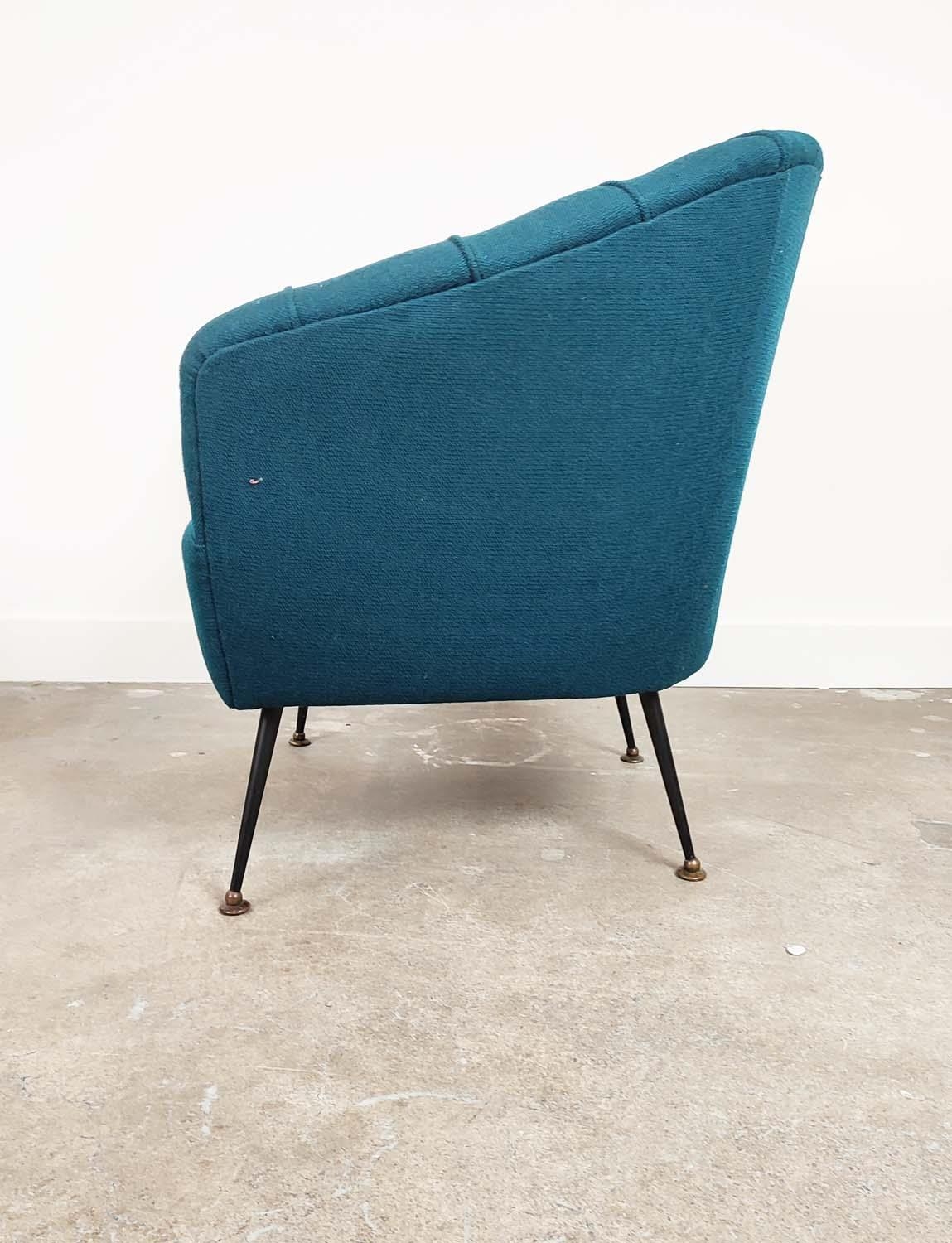 ARMCHAIRS, a pair, vintage Italian, in later Zimmer & Rohde infinity upholstery, 81cm W. (2) - Image 5 of 5