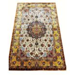 FINE QUM DESIGN RUG, 225cm x 150cm.