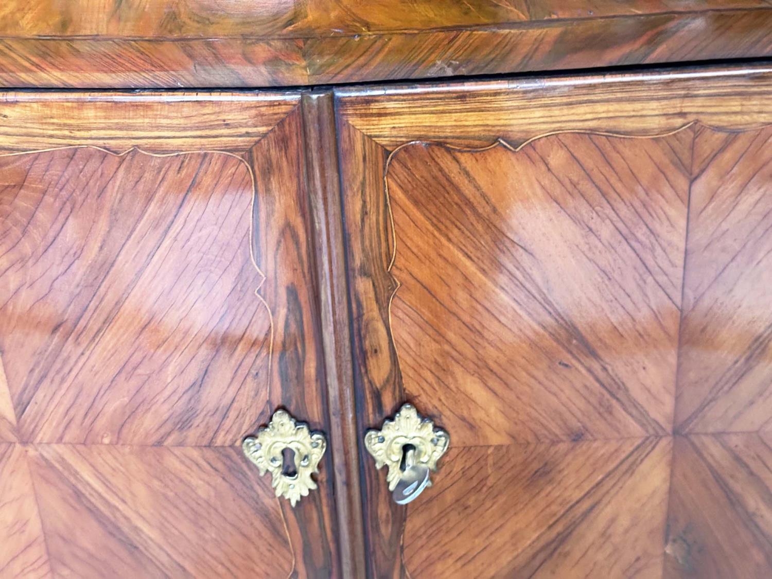 DUTCH SIDE CABINET, early 19th century Kingwood and gilt metal of slight serpentine outline with - Image 7 of 12