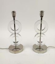 PORTA ROMANA BERTIE TABLE LAMPS, a pair, 36.5cm H. (2)