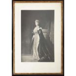 SIR WILLIAM SAMUEL HENRY LLEWELLYN (1858-1941) 'Portrait of Queen Mary', photogravure print,