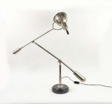 AFTER ÉDOUARD-WILFRID BUQUET STYLE TABLE LAMP, 112cm H at tallest.