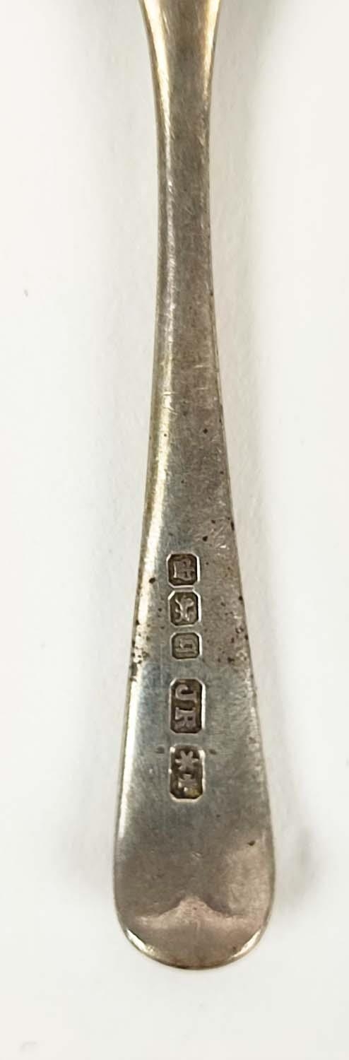 A COLLECTION OF GEORGE III AND LATER STERLING SILVER SPOONS, marked for various Assey Offices, - Image 9 of 9