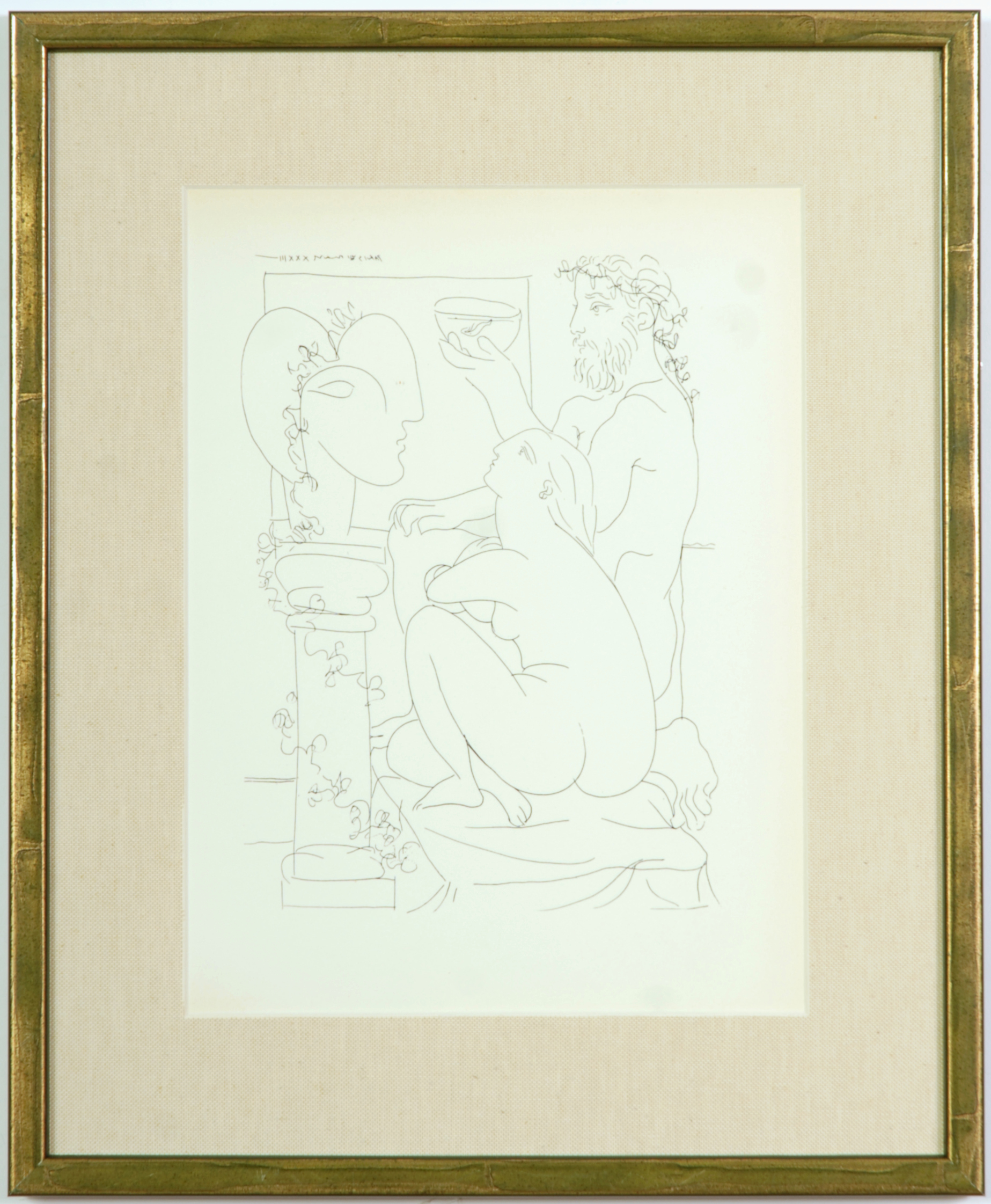 AFTER PABLO PICASSO, Vollard, a set of nine offset lithographs,, linen mountboard, 28cm x 20.5cm. - Image 2 of 10