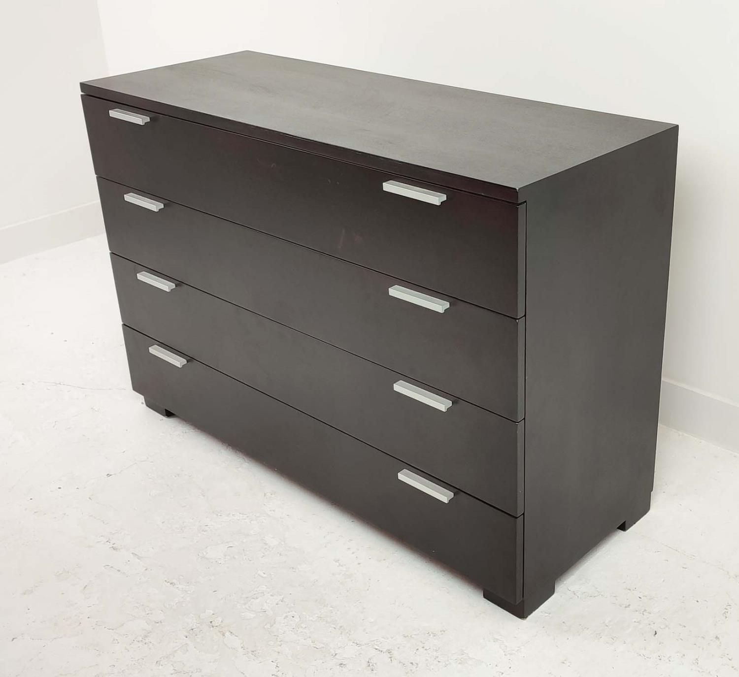 CHEST OF DRAWERS, contemporary design with four drawers, 120cm x 45cm x 81.5cm - Image 4 of 9