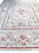 FINE AUBUSSON CARPET, 370cm x 270cm.