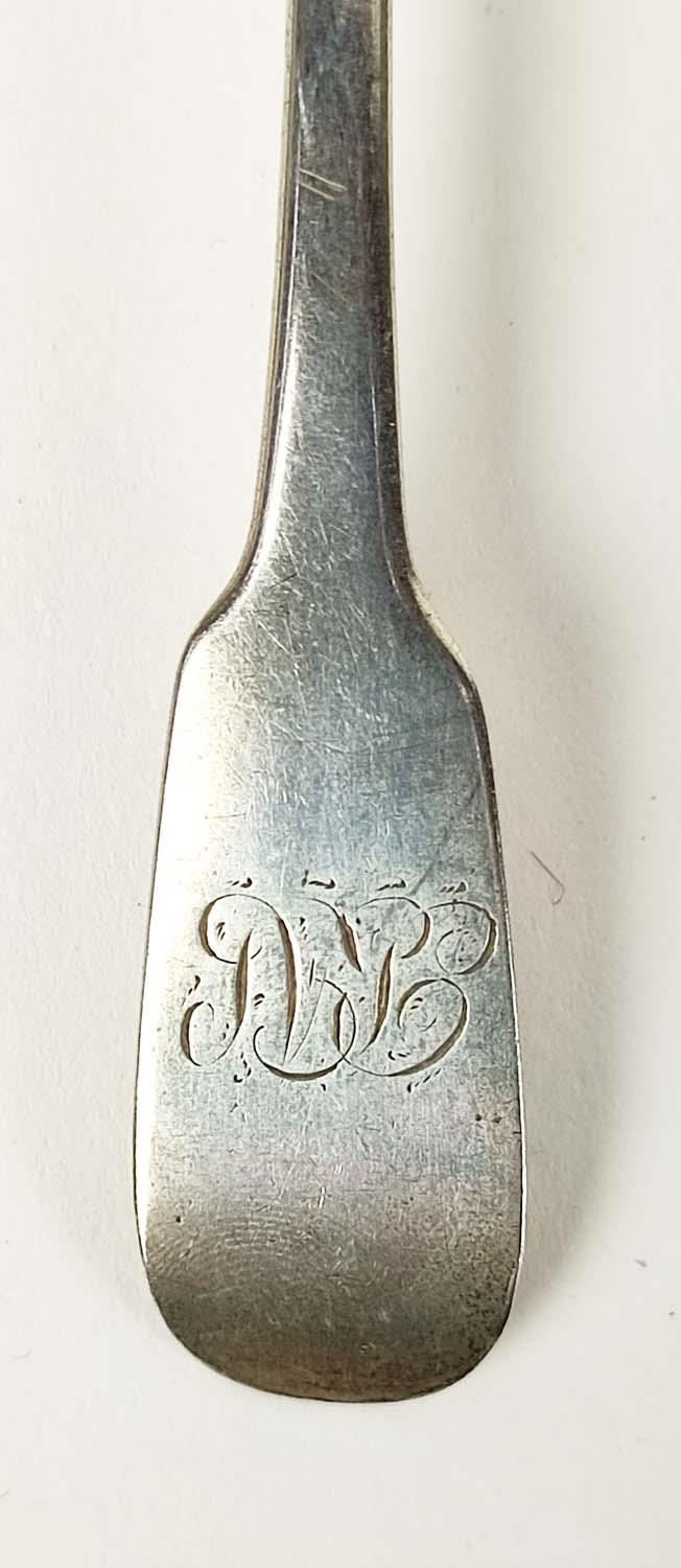 A COLLECTION OF GEORGE III AND LATER STERLING SILVER SPOONS, marked for various Assey Offices, - Image 5 of 9