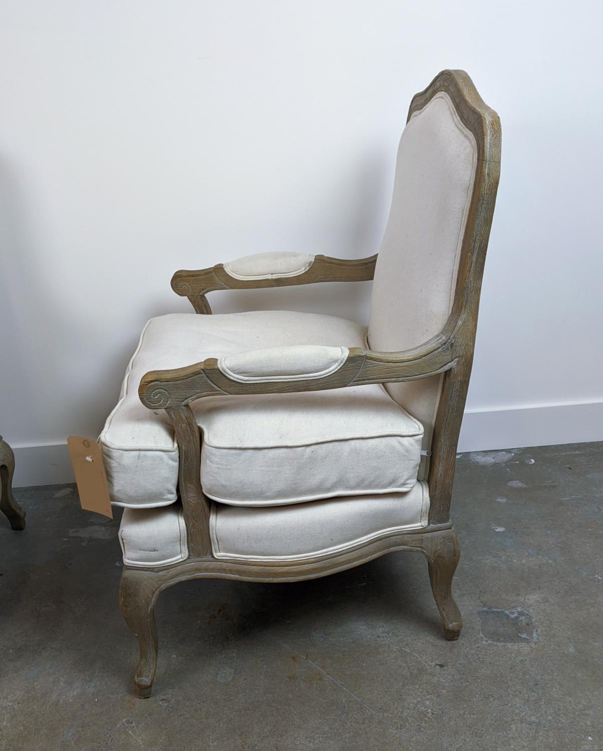 ARMCHAIRS, a pair, French Provincial style, 72cm W approx. (2) - Image 7 of 10