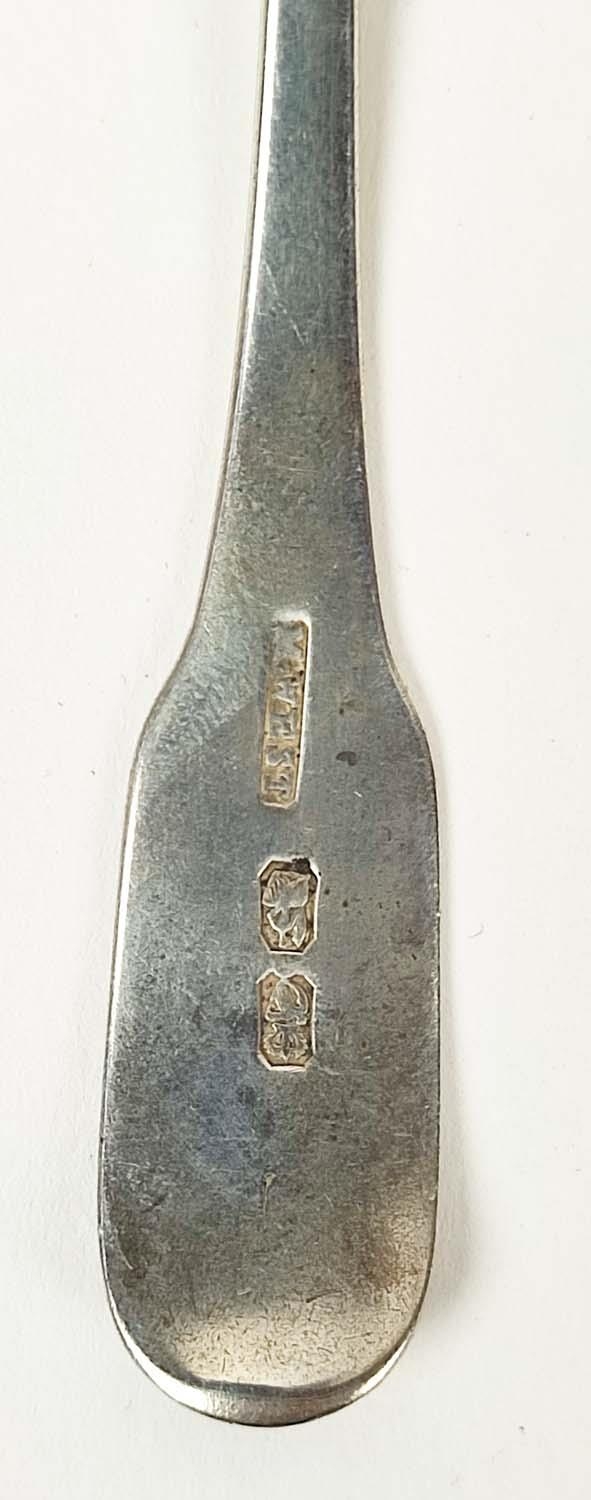 A COLLECTION OF GEORGE III AND LATER STERLING SILVER SPOONS, marked for various Assey Offices, - Image 6 of 9