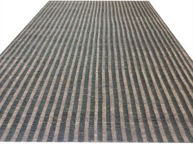 NATURAL CHARCOAL JUTE CARPET, 307cm x 200cm.