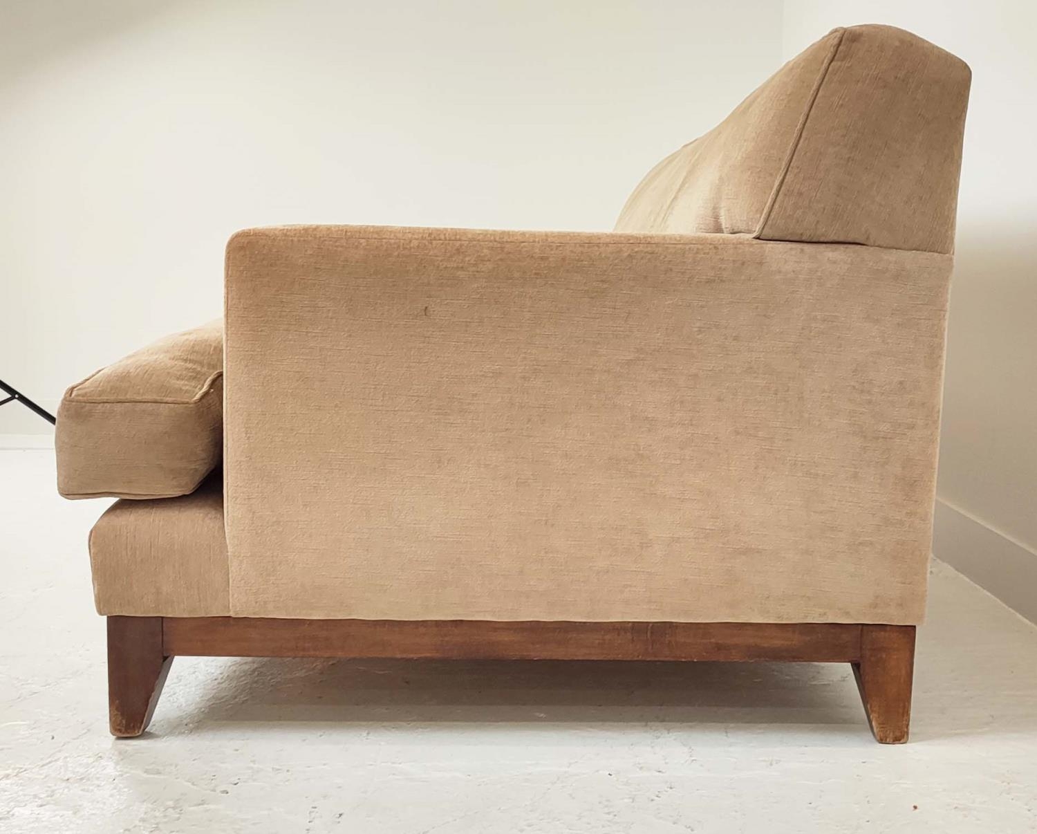 SOFA, in chenille, 20cm W x 88cm H x 150cm D. - Image 5 of 10