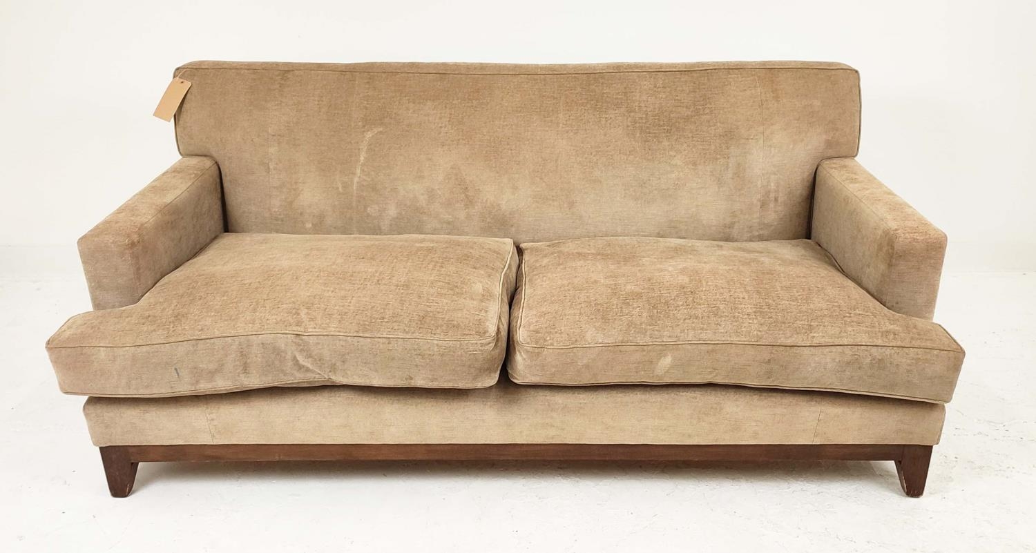 SOFA, in chenille, 20cm W x 88cm H x 150cm D. - Image 2 of 10