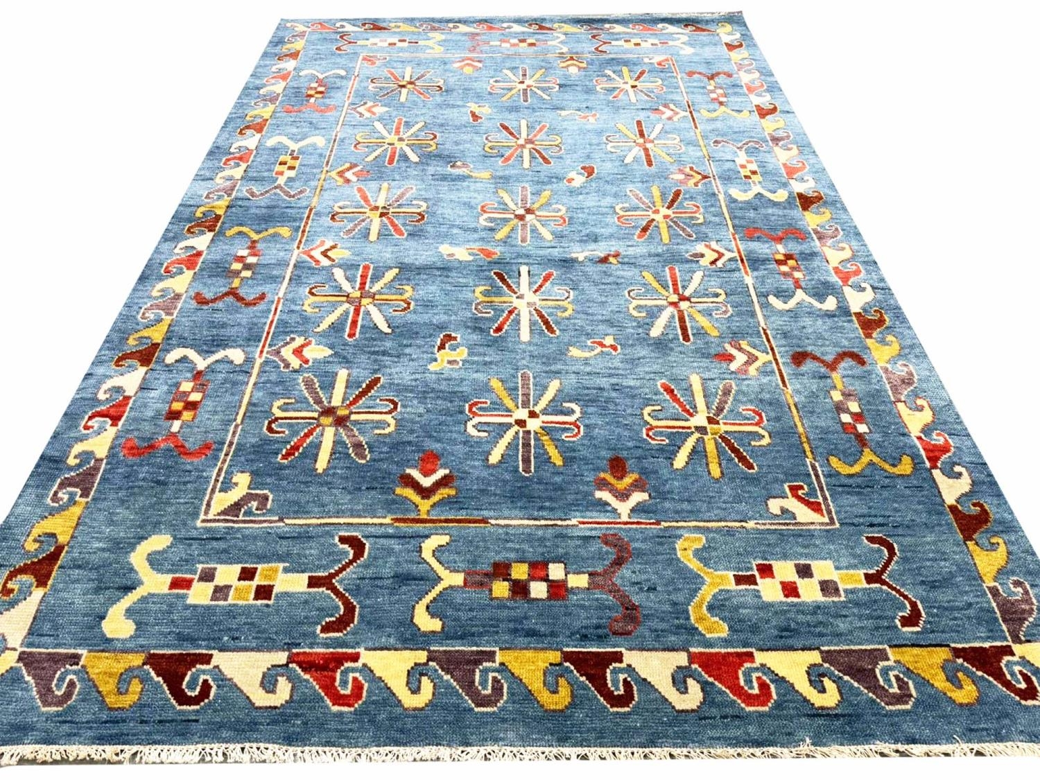 FINE SUZANI DESIGN CARPET, 302cm x 200cm.