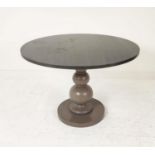 OKA DINING TABLE, circular top, painted finish, 108cm diam x 75cm H.