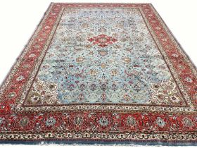 FINE PERSIAN MAHAL CARPET, 368cm x 271cm.