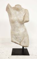 VENUS ON STAND, 75cm H, faux stone.